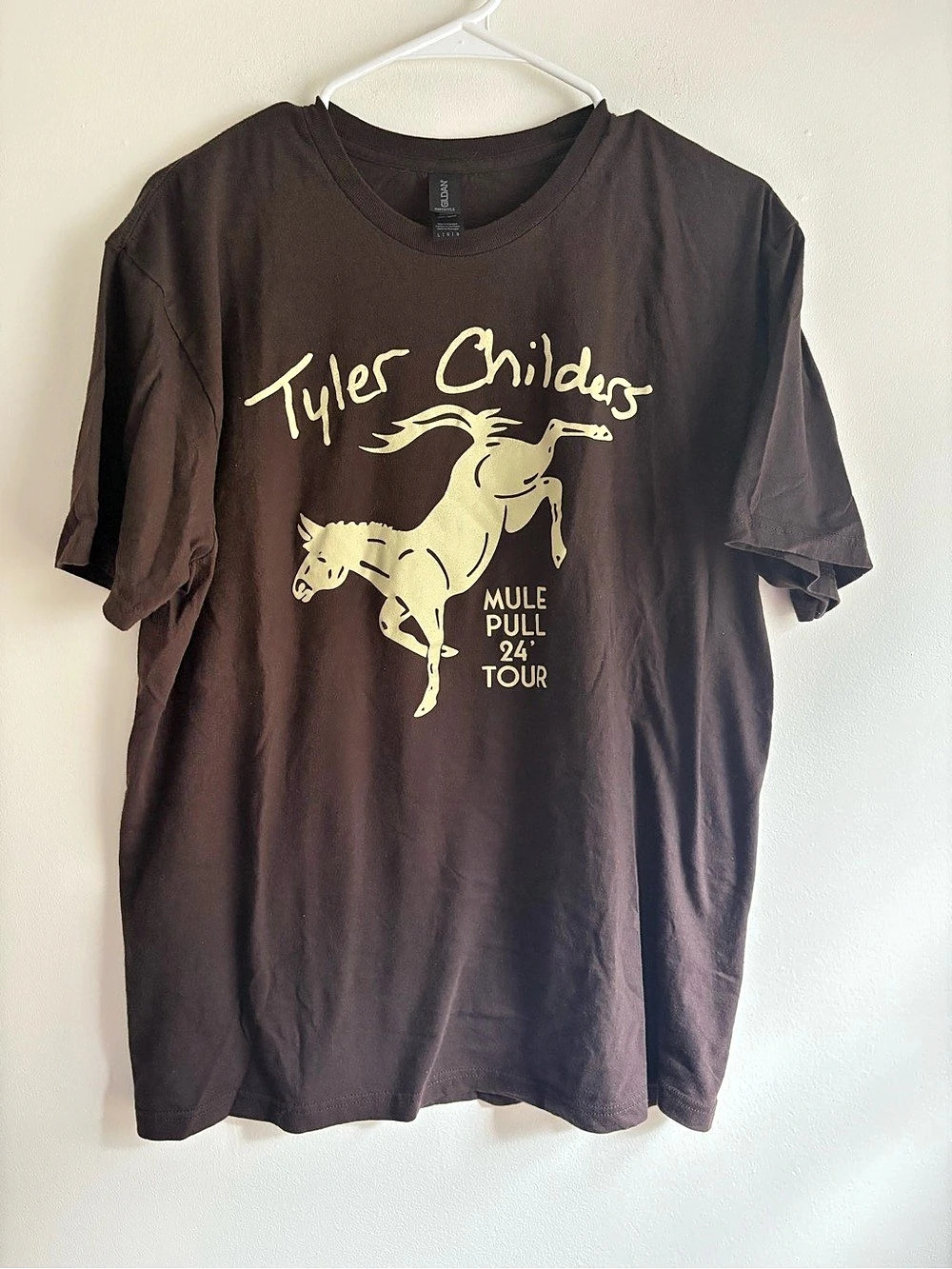 Tyler Childers Mule Pull '24 Tour Concert Graphic Tee Size Large
